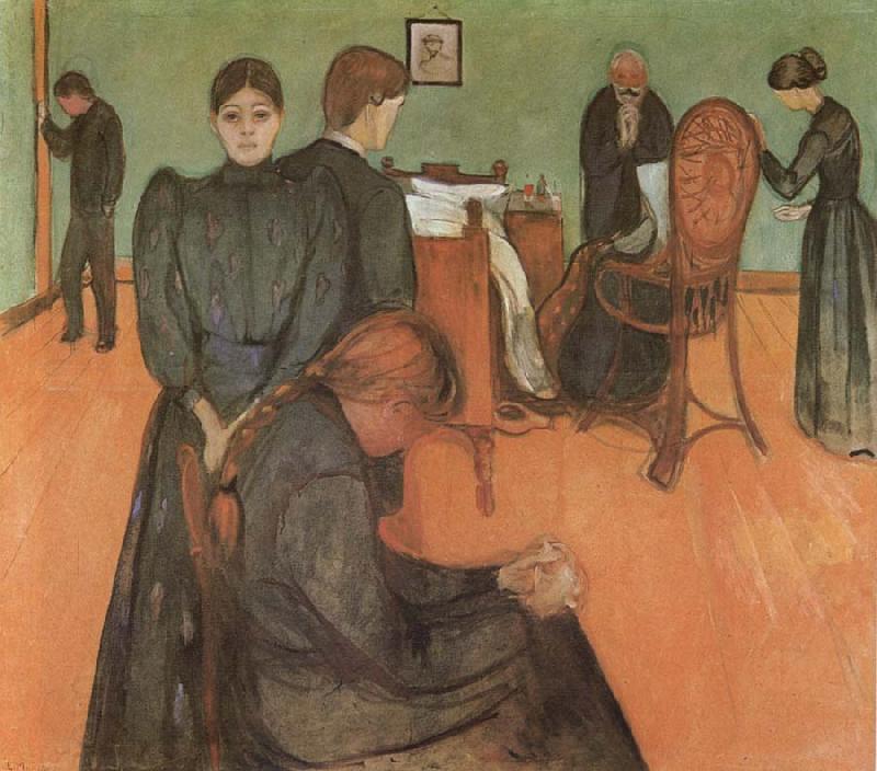 Edvard Munch The Death in the sickroom oil painting picture